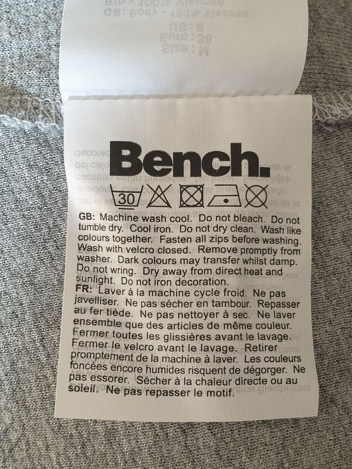 Haut/Débardeur gris Bench M - photo numéro 7