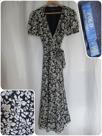 Robe longue imprimé fleuri