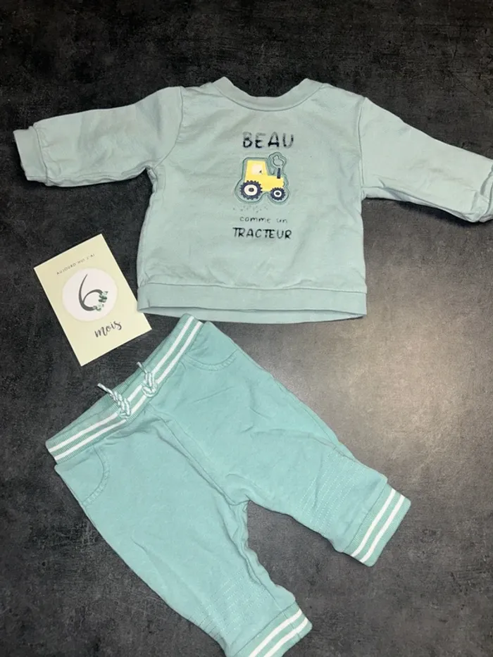 Ensemble « beau comme un tracteur »