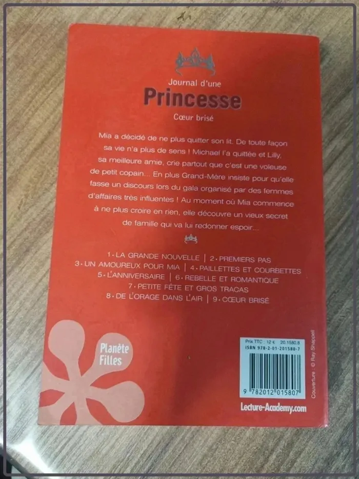 Lot de livres Journal d'une princesse de Meg Cabot - photo numéro 9