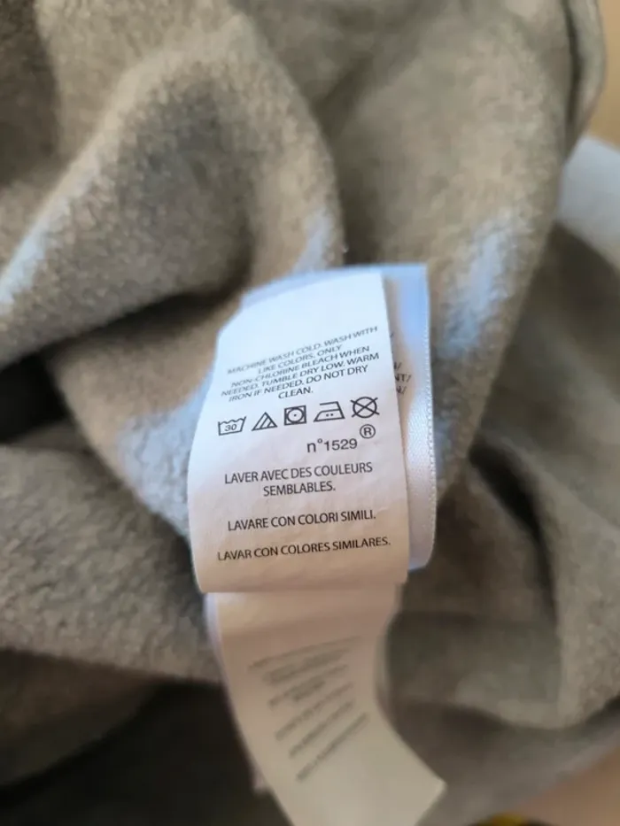 Sweat/Pull à capuche - Ralph Lauren - Logo brodé marine - Gris - Taille M - photo numéro 7