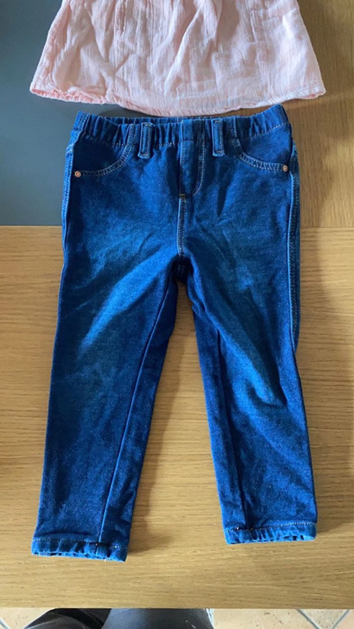 Tee shirt et jeans 18 mois - photo numéro 4
