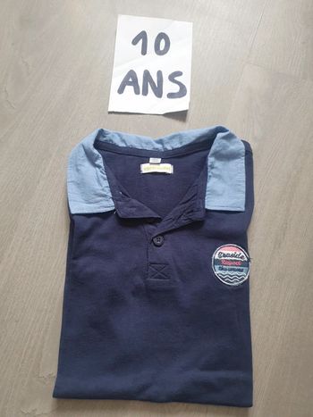 Maillot t-shirt polo 10ans