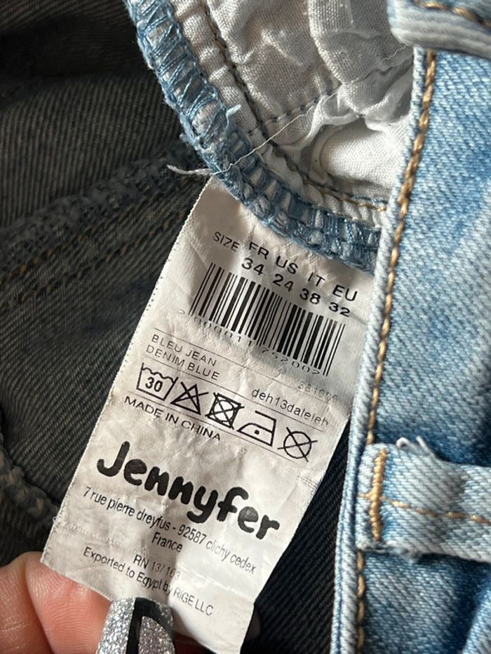 Jean femme, troué, taille 34 - Jennyfer - photo numéro 6