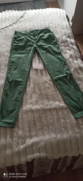 Pantalon vert t. 36  bonobo