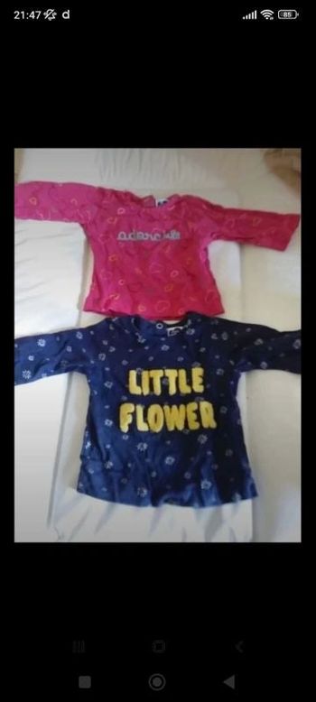 Lot tee-shirts manches longues