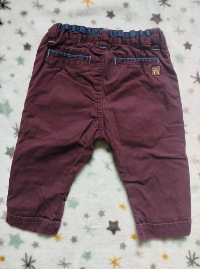 Pantalon bordeaux - photo numéro 2