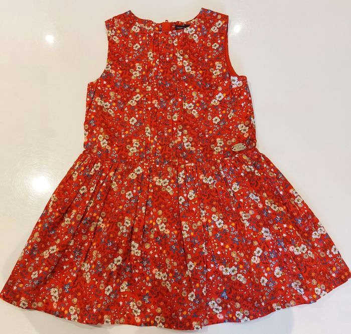 Robe rouge à fleurs Sergent Major