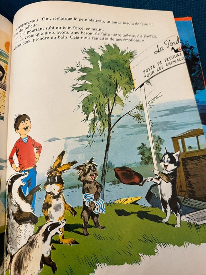 1979 Livre ancien Fanfan et la Colline en Feu Grands albums Hachette Pierre probst auteur Caroline - photo numéro 5