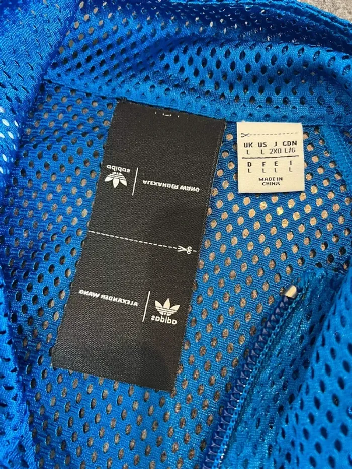 Gilet sport bleu homme Adidas Alexander Wang taille L Chaleco deportivo hombre Gilet uomo - photo numéro 7