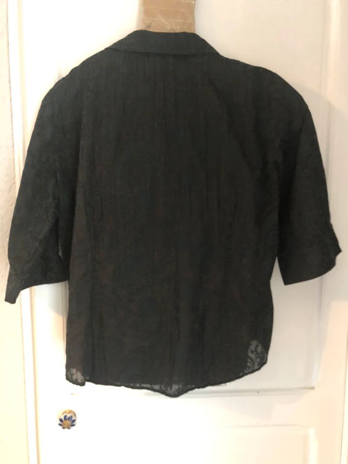 AN42-Blouse imprimée tissus froissé T 46 - photo numéro 2