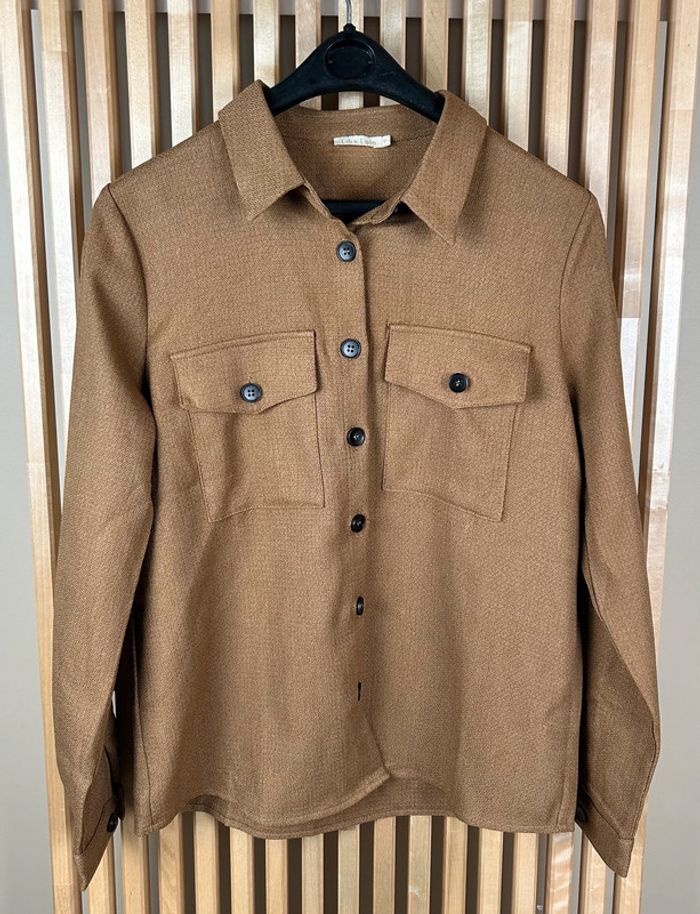 Surchemise élégante Lili & Lala Taille M couleur Camel