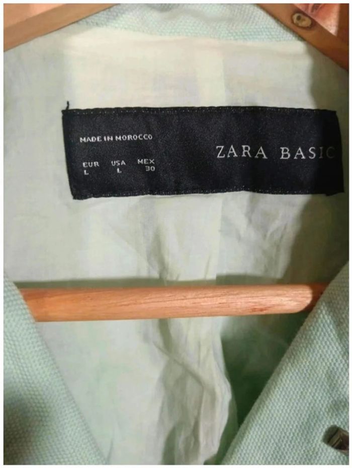 Veste menthe Zara 40 - photo numéro 4