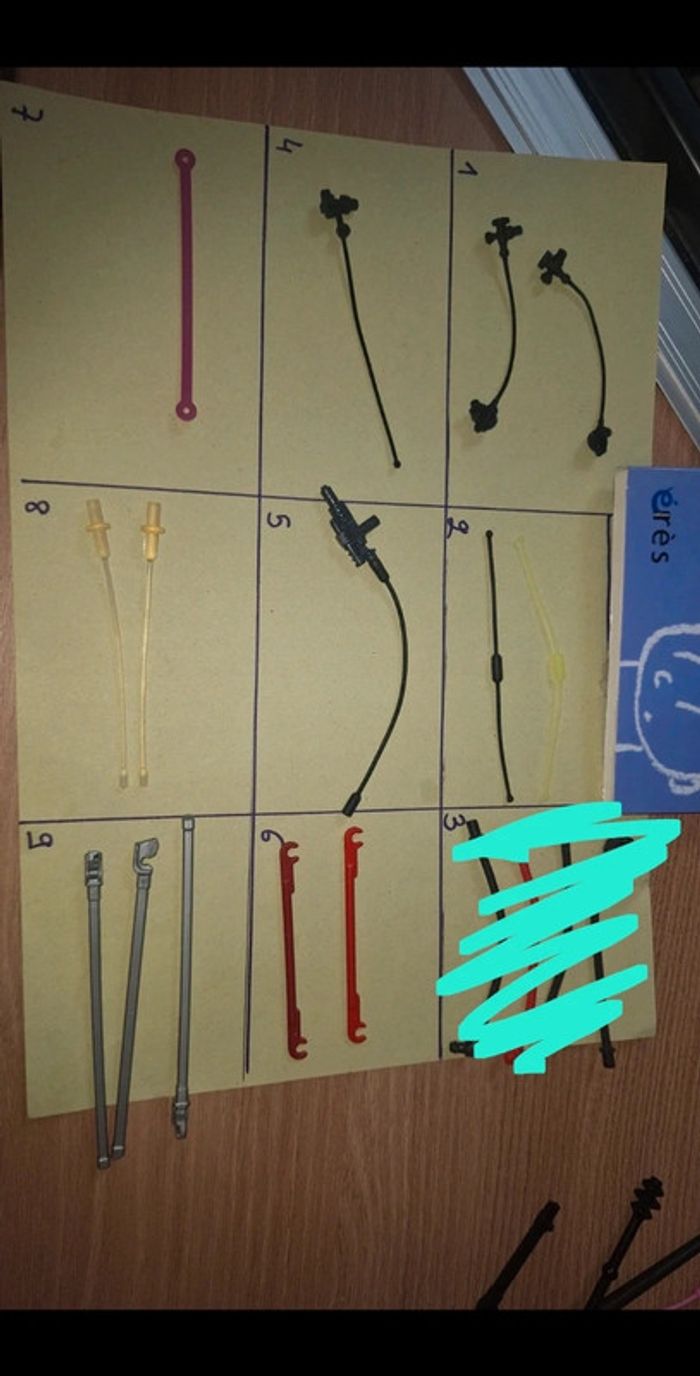 Petit lot de tube et barres