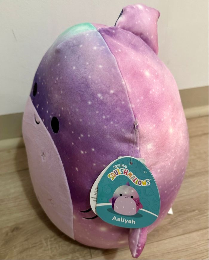 Peluche Squishmallows Aaliyah Le Requin - photo numéro 2