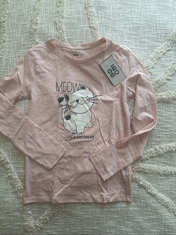 TEE shirt  fille 10 ans rose clair Gemo neuf