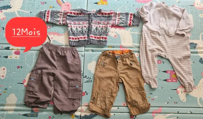 Gros Lot vêtements  (+ De 50 Articles) Bébé Garçon/Mixte + De 50 Articles - photo numéro 15