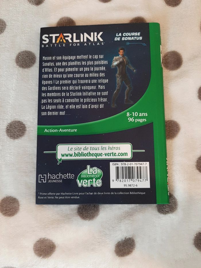 Bibliothèque verte livre starlink la course de sonatus - photo numéro 6