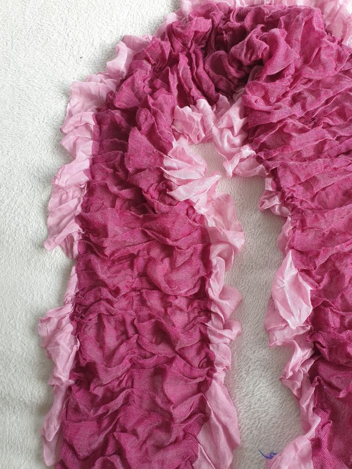 Echarpe foulard rose - photo numéro 3