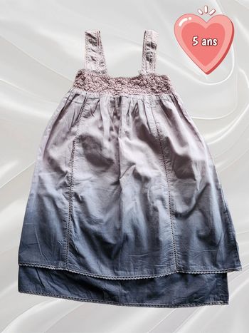 Robe à bretelles fille 5 ans