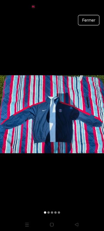 Veste Paris Saint-Germain Essential Anthem - Marine Minuit - Femme