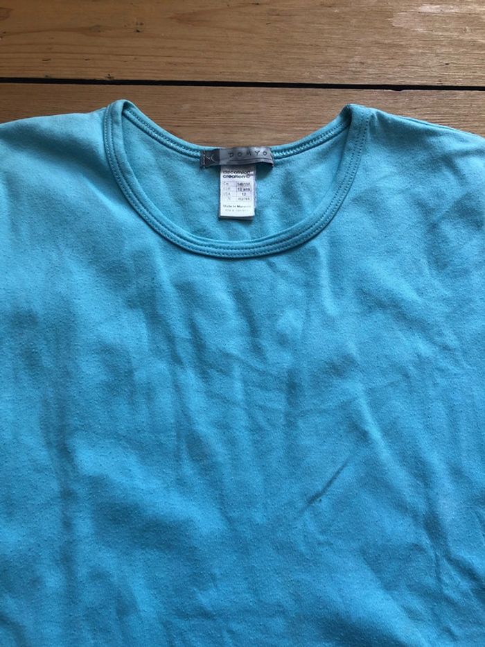 Tee shirt turquoise - photo numéro 3
