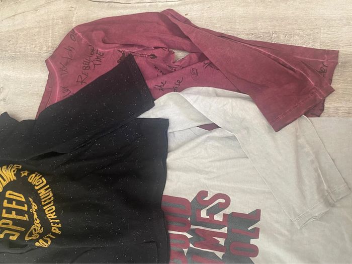 Lot Tee-shirts manche longue 15 ans - photo numéro 3