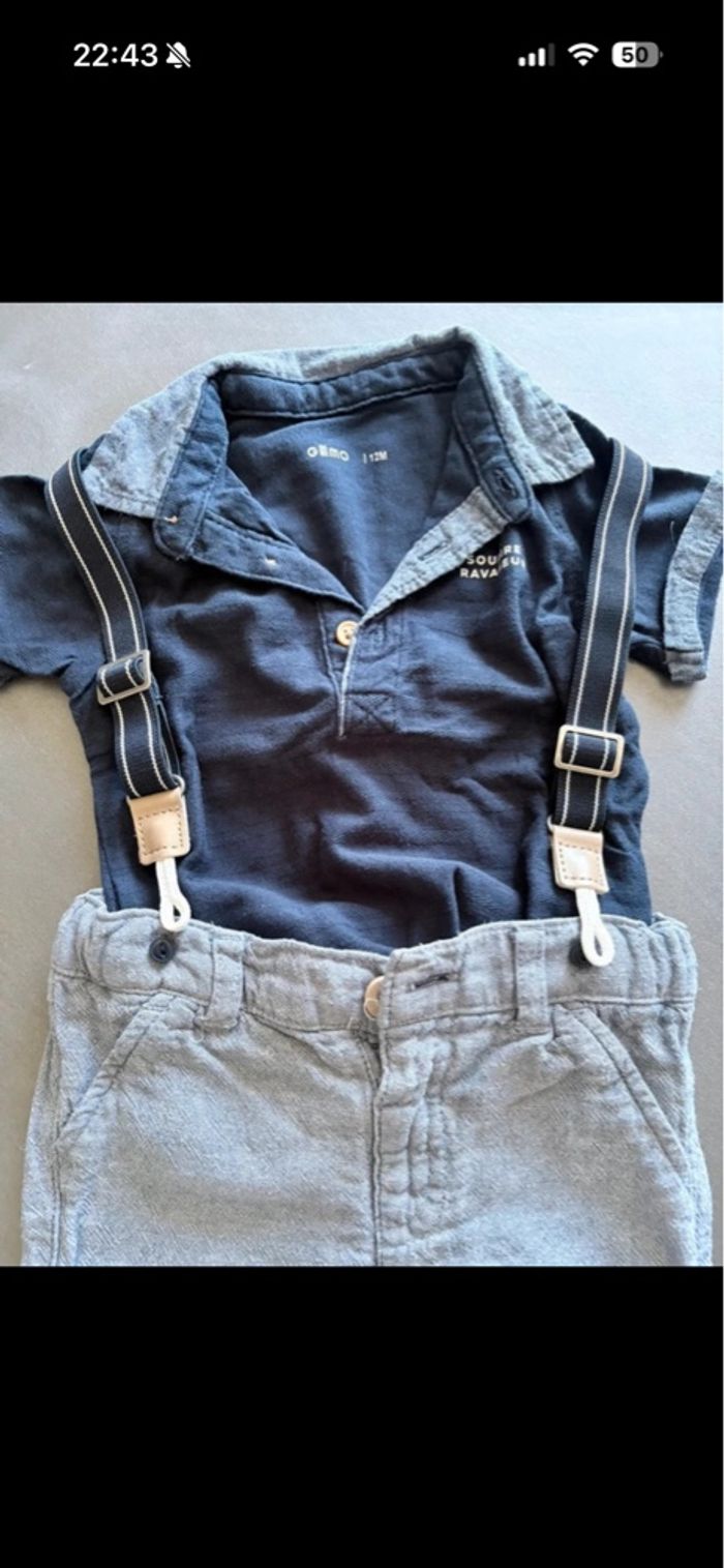 Ensemble polo salopette - photo numéro 5