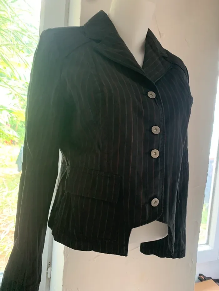 Blazer vintage rayé One Step taille 44 - photo numéro 3