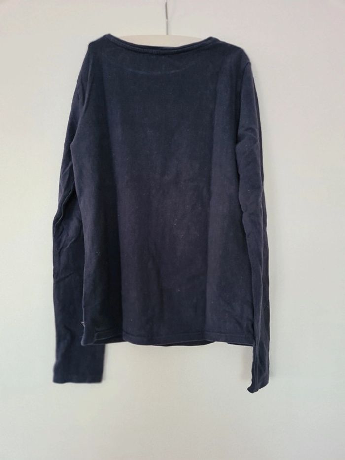 T-shirt fille bleu marine 12 ans Okaïdi - photo numéro 2