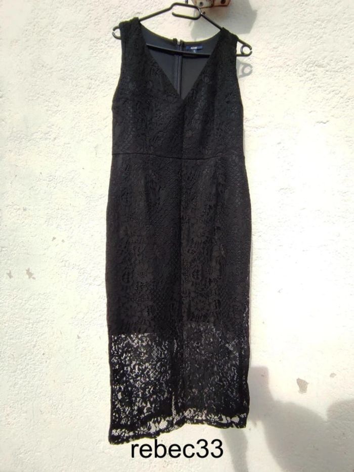 Robe longue estivale dentelle Kiabi