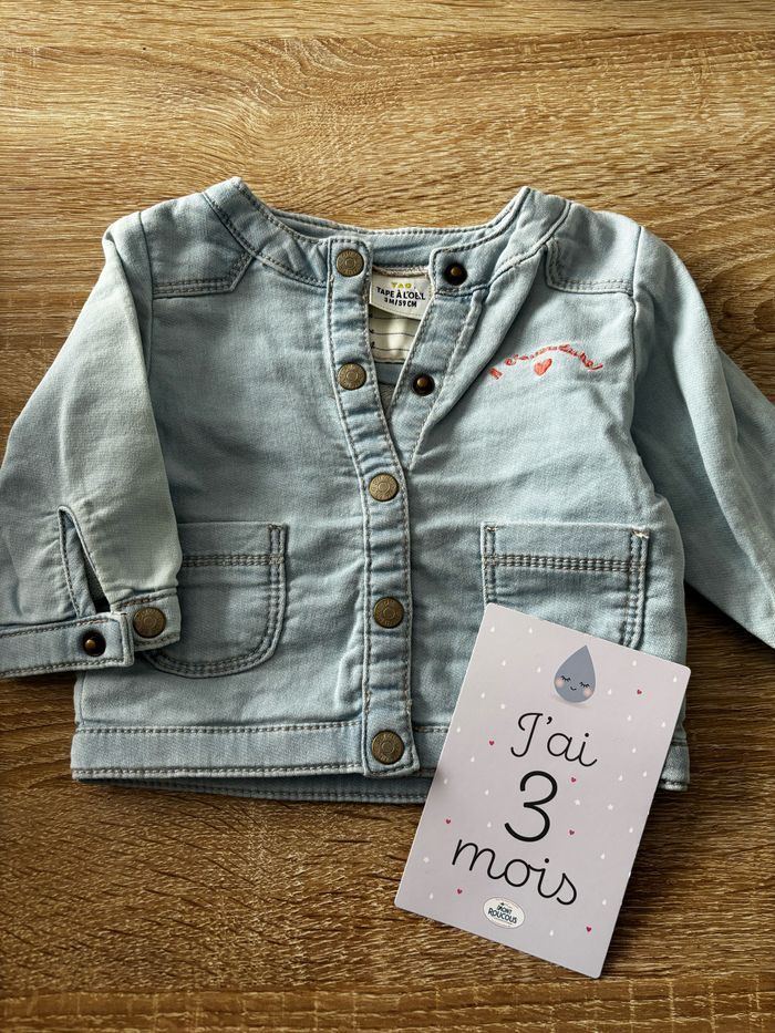 Veste en jean TAPE À L’œil t.3m - photo numéro 1