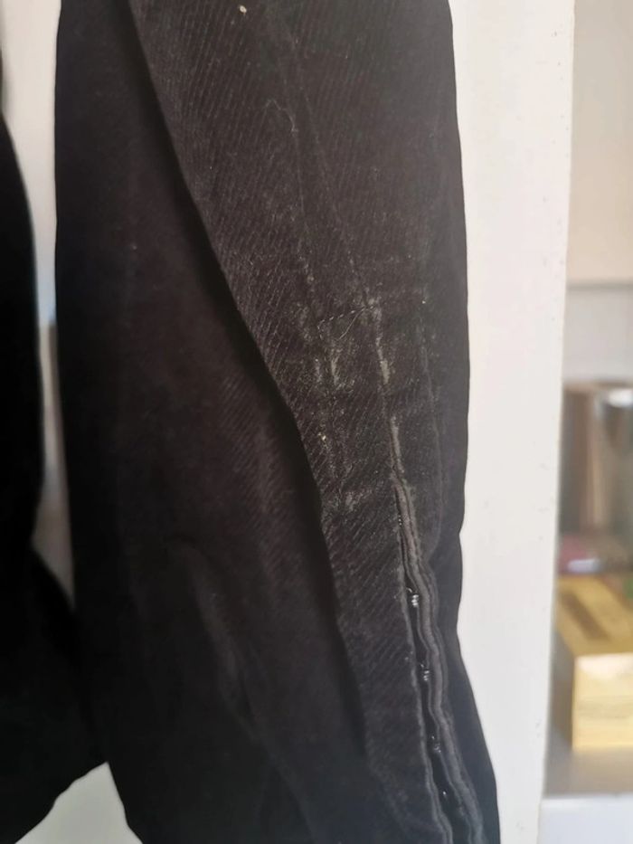 Veste noire touché velours Helena Sorel - photo numéro 5