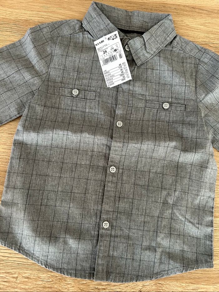 Chemise manches longues garçon taille 24 mois 2 ans Kiabi - photo numéro 4
