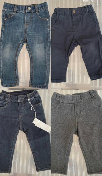 Lot pantalons 12 mois