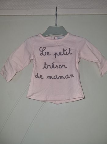 T-shirt manches longues 6 mois La Halle