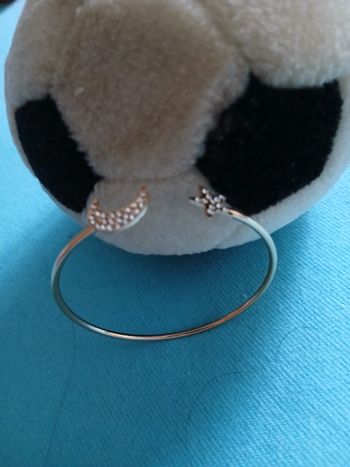 Bracelet doré lune étoile neuf