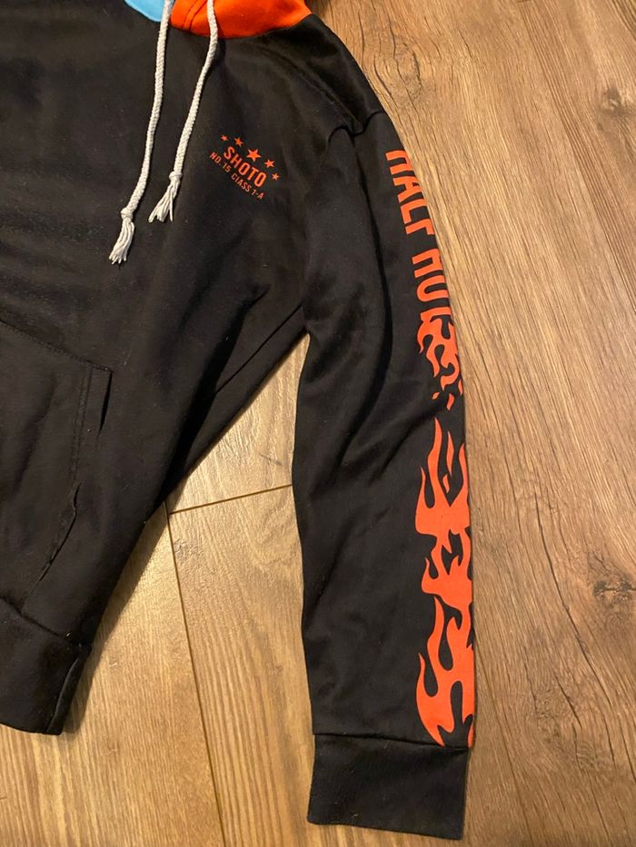 Sweat noir rouge bleu bleu manga taille XXS - photo numéro 2