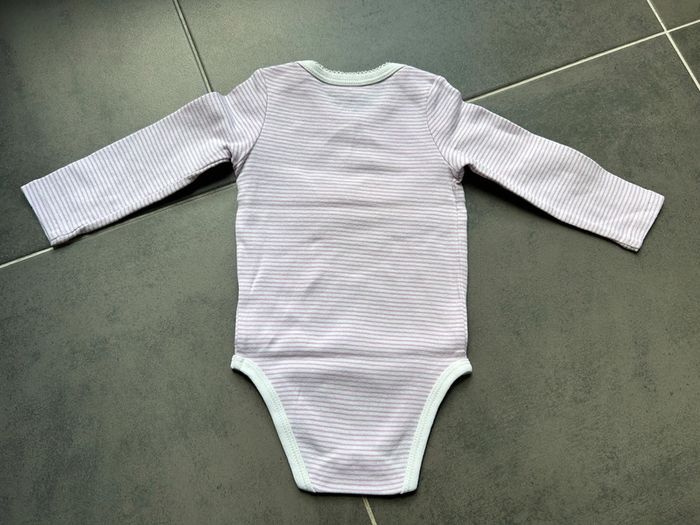 Body manches longues marinière bébé fille sergent major - photo numéro 5