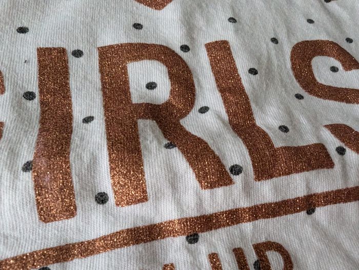 Tshirt ML blanc à pois noirs - 4/5A - Primark - photo numéro 3