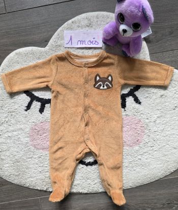 Pyjama chaud 1 pièce 1 mois