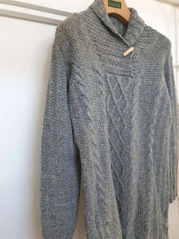 Pull épais col montant  laine Aigle Taille L