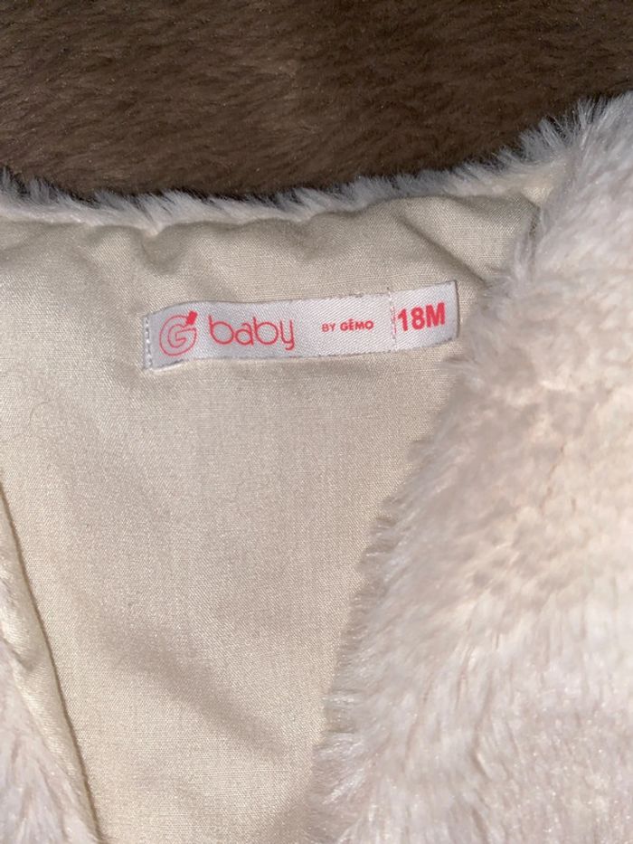 Gilet sans manche écru 18 mois - photo numéro 2