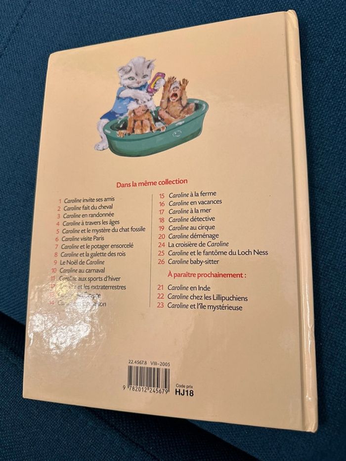 Livre vintage album Hachette Caroline Baby-sitter Pierre Probst - photo numéro 2