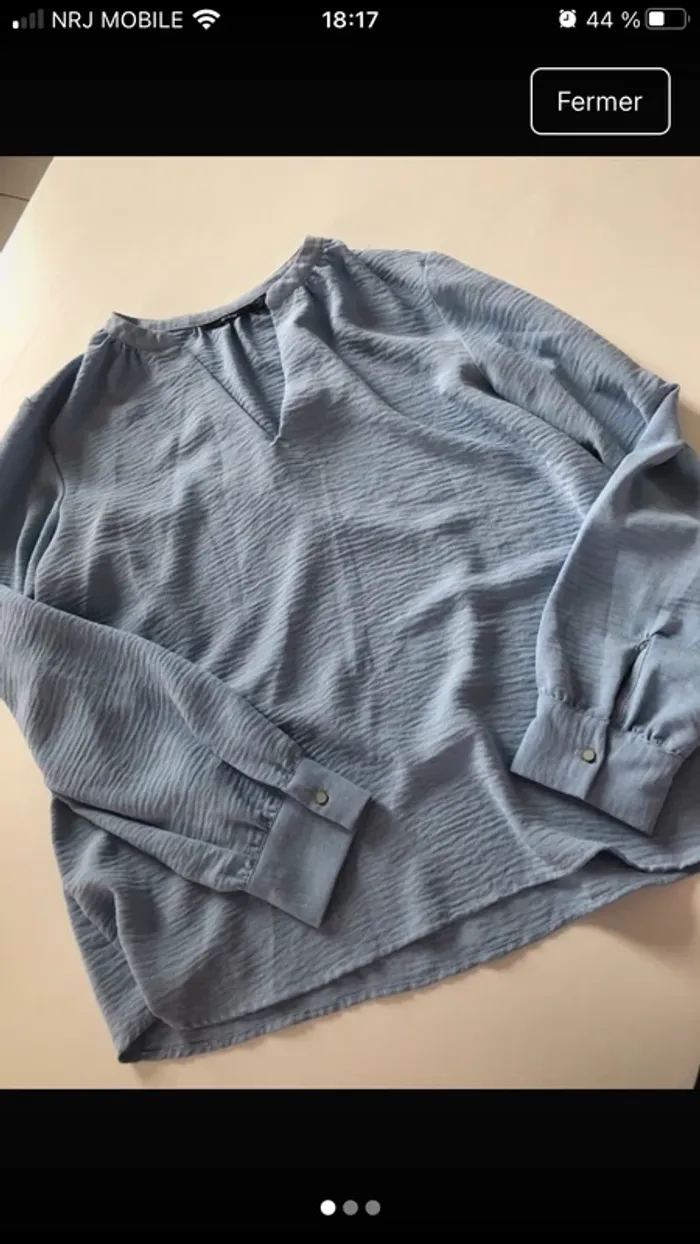 Blouse légère manche longue