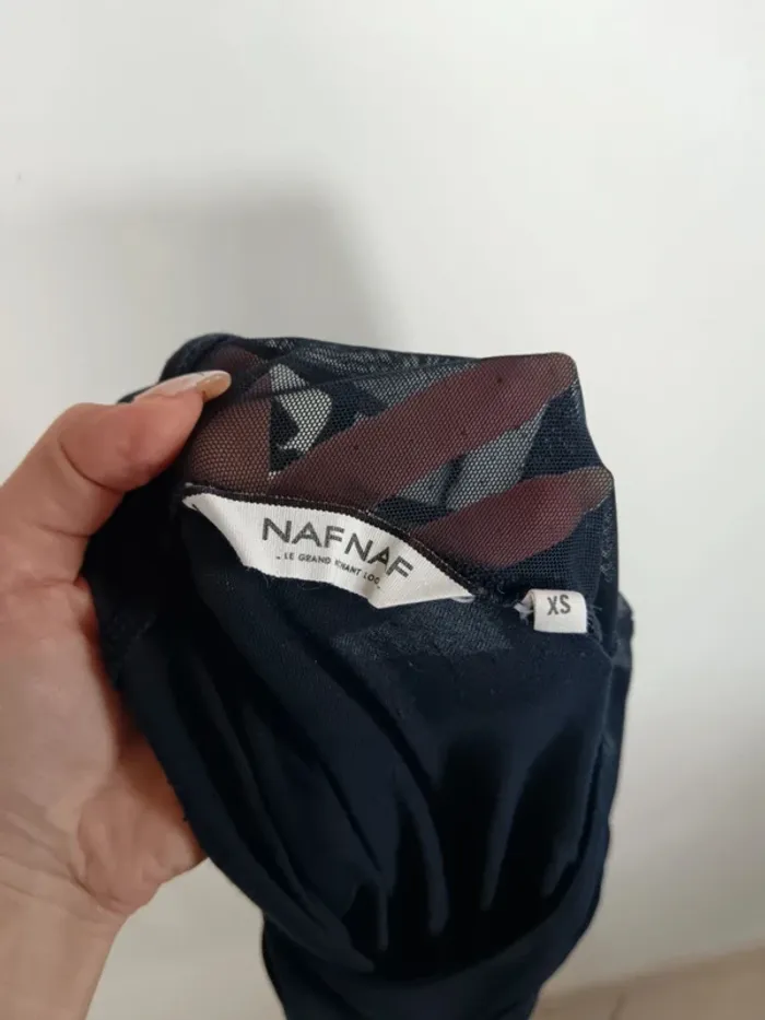 C16 blouse marine naf naf XS - photo numéro 3