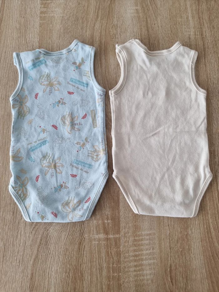Lot de 2 bodies - taille 6 mois 67 cm - aubisou - photo numéro 2