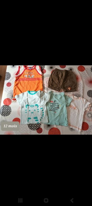 Lot été 👦 taille 12 mois shorts t-shirts