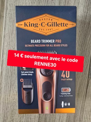 Tondeuse Beard Trimmer Pro Gillette Neuve Garantie