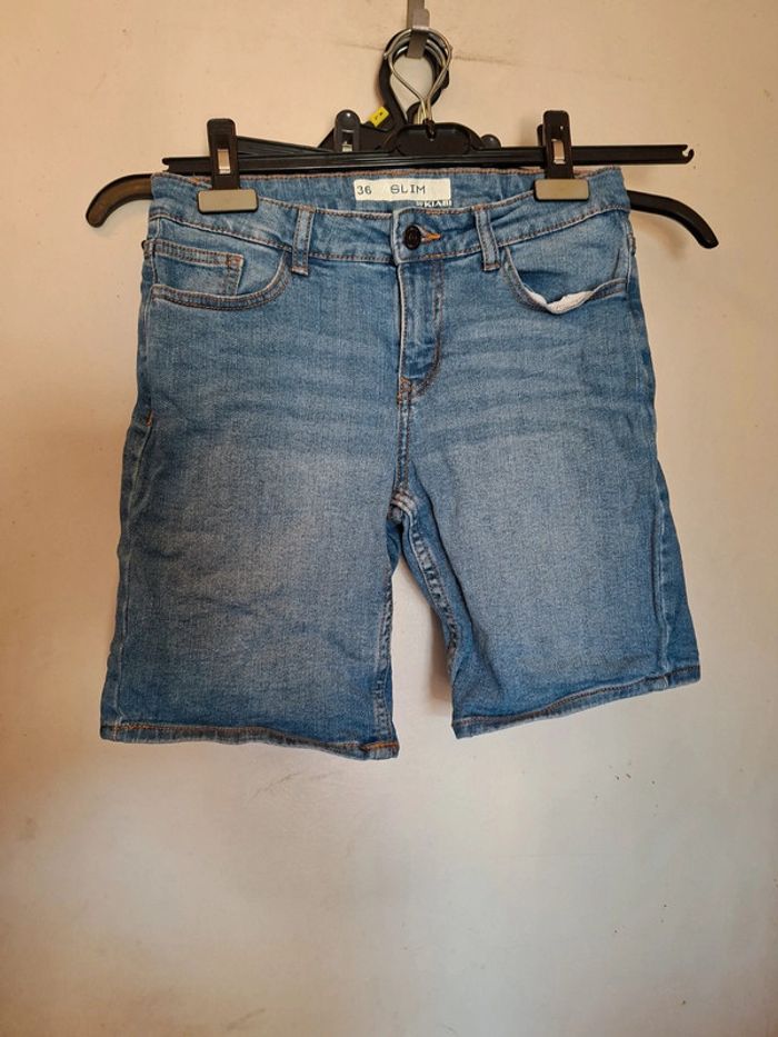 Short jeans slim 36 kiabi